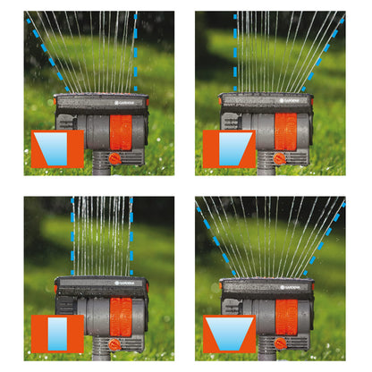 Gardena N83-SZMXFP Frost-Proof ZoomMaxx Oscillating Sprinkler on Spike, 2,300 Sq. Ft. Coverage, Spike Base for Flexible and Precise Watering, Includes Waterstop Quick Connector, Made in Germany 🍁 All In One Marketplace Canada