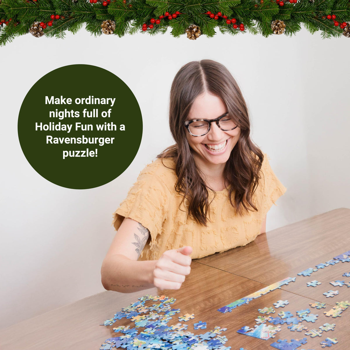 Ravensburger Christmas Cookie Village 1000 Piece Jigsaw Puzzle for Adults - 12001267 - Handcrafted Tooling, Made in Germany, Every Piece Fits Together Perfectly 🍁 All In One Marketplace Canada