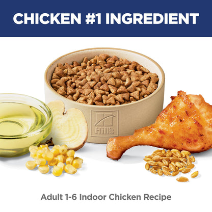 Hill's Science Diet Adult Indoor Chicken Recipe Dry Cat Food 7.03 kg Bag Hill's Science Diet