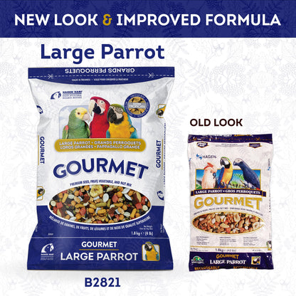 Hagen B2821 Gourmet Parrot Mix, 1.8 Kg, 4-Pound HARI