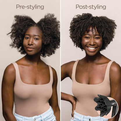 Shark Hair Dryer | FlexStyle Hair Styling System | Portable & Powerful Blow Dryer Brush | Hair Curler & Volumizer | 6 Styling Tools Included | Best for All Hair Types | Black | HD440BKC