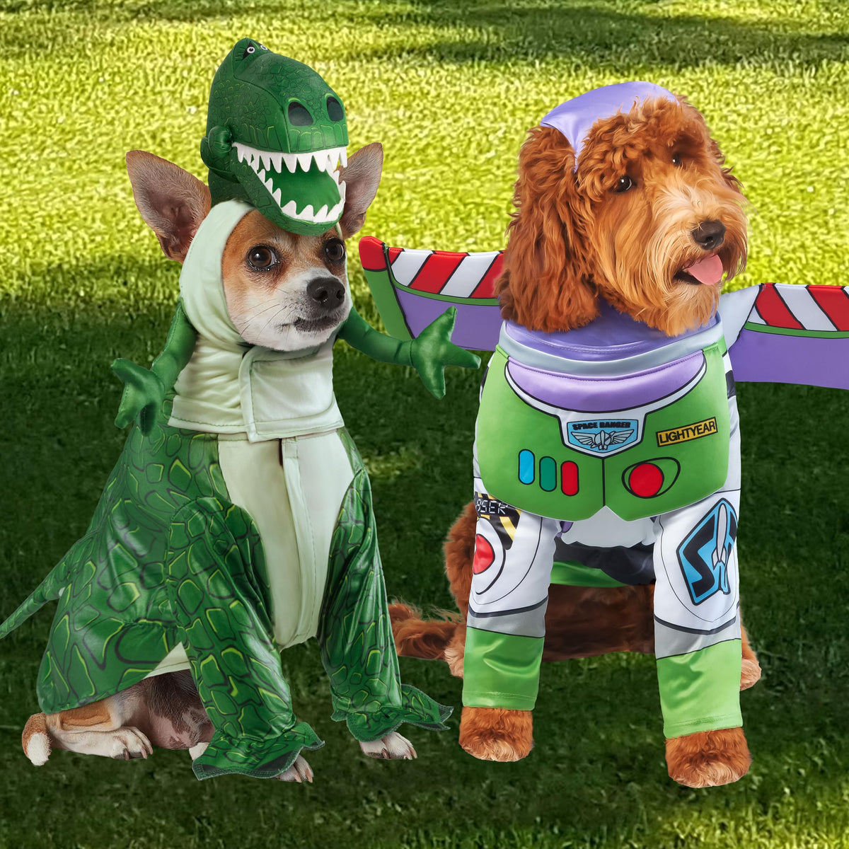 Déguisement Disney Toy Story pour animal de compagnie Rubies, Rex, très grand pour fêtes à thème et Halloween