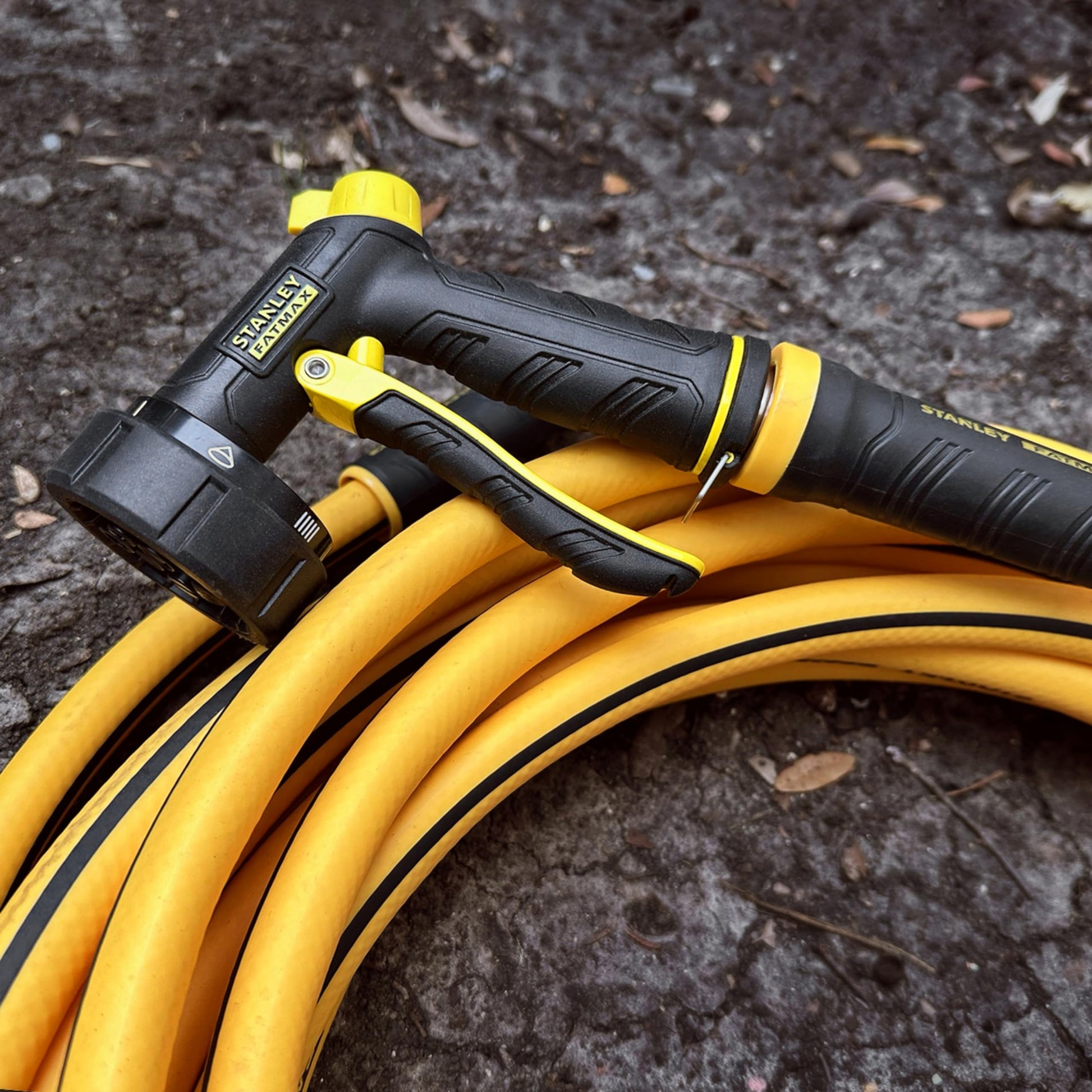 Stanley Fatmax Professional Grade Water Hose, 50' x 5/8", Yellow 500 PSI Stanley