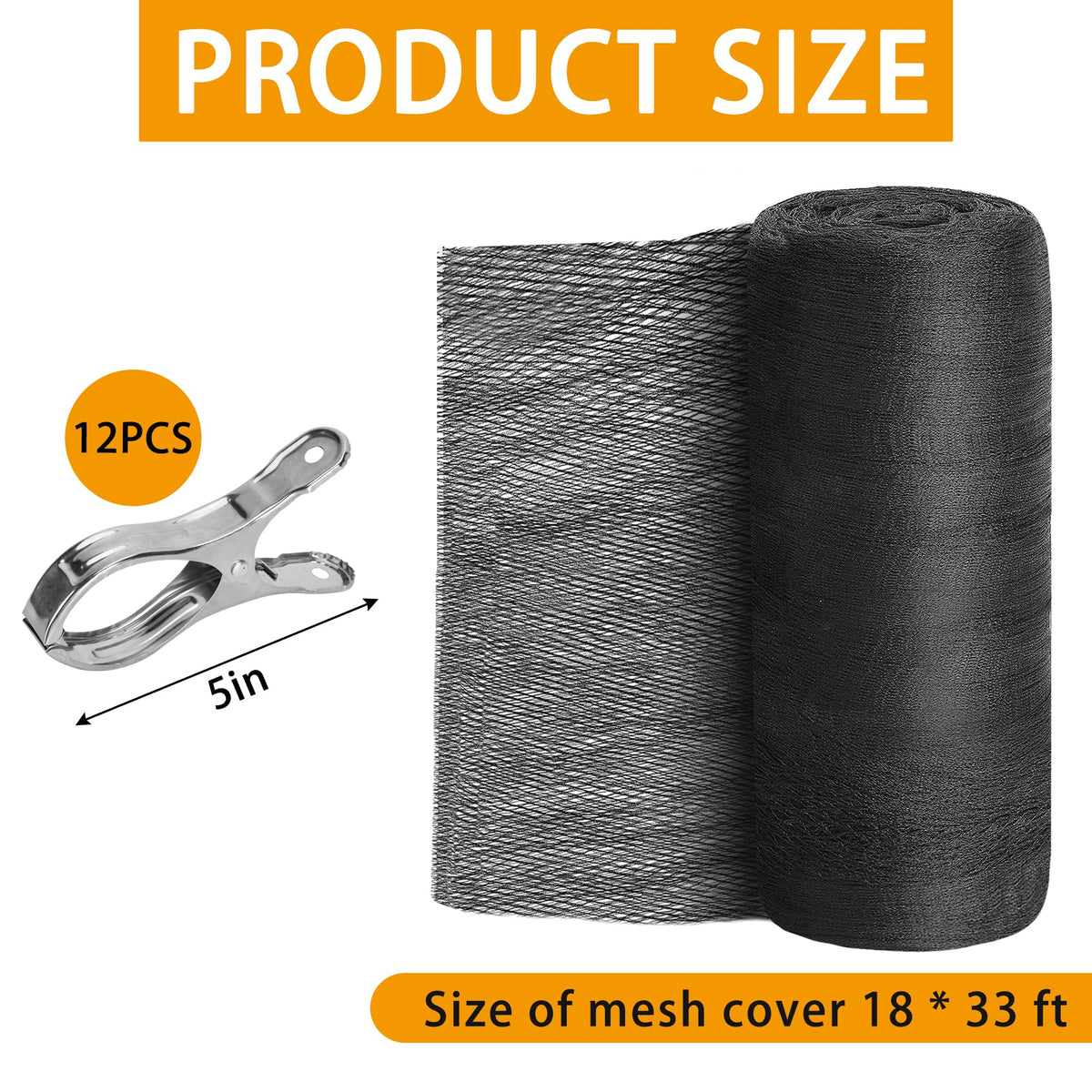 33' x 18' Oval Swimming Pool Leaf Net Cover, Pool Safety Net Blanket 🍁 All In One Marketplace Canada