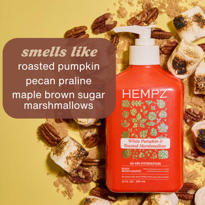 Hempz White Pumpkin & Toasted Marshmallow Body Moisturizer, 12 fl.oz.