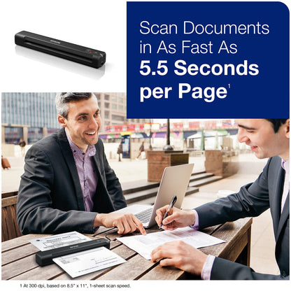 Epson WorkForce ES-50 Portable Sheet-fed Document Scanner for PC and Mac, Black Epson
