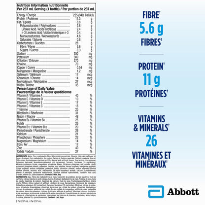 Glucerna Nutritional Drink, Meal Replacement Shakes, Complete, Balanced Nutrition For People With Diabetes, Vanilla, 24 x 237-mL Bottles