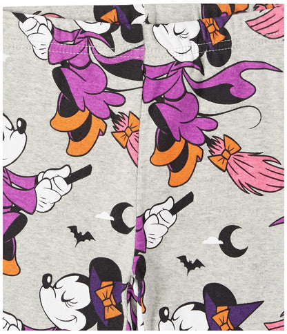 Disney | Marvel | Star Wars Girls' Pajama Set (Previously Spotted Zebra), Minnie/Halloween, 6-7 Years