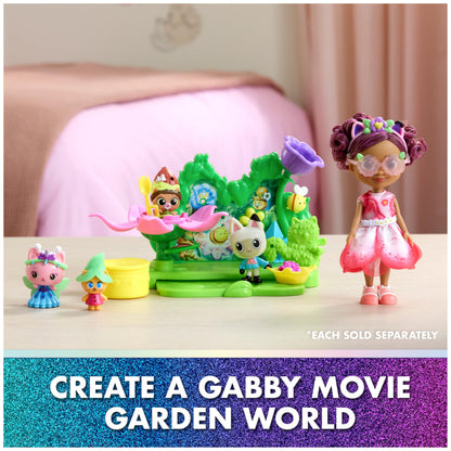 Gabby's Dollhouse: The Movie, Gabby's Garden Friends Pack with 6-Inch Gabby Doll, 4 Toy Figures & Accessories, Kids Toys for Girls & Boys Ages 3 and Up