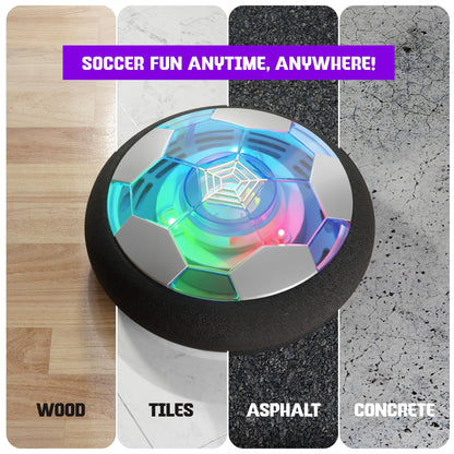 Ninja Blast Hover Soccer Ball for Kids - Boy Birthday Gifts - Indoor Toy Games Gift for Boys Age 6, 7, 8, 9, 10, 11, 12 Year Old - Light-Up Toys Game for Kid - 6-8, 8-12 - Gifts for 8 Year Old Boy