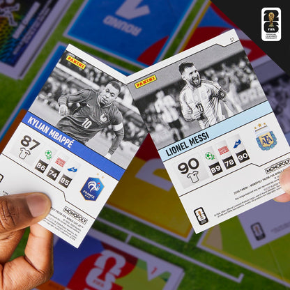 Monopoly Panini Prizm: FIFA World Cup Game I Soccer Board Game with Monopoly Panini Prizm FIFA World Cup 2026 Trading Cards I Ages 8+ (English Version) Monopoly