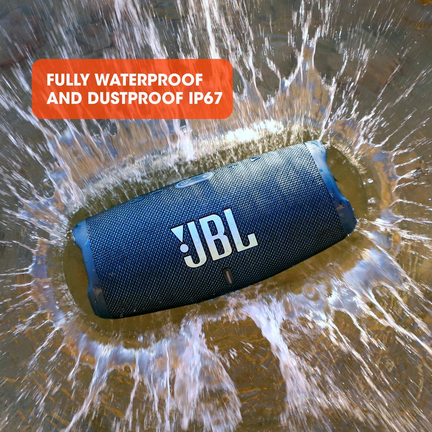 JBL Charge 5 Portable Bluetooth Speaker with Deep Bass, IP67 Waterproof and Dustproof, Up To 20 Hours of Playtime, Built-in Powerbank - Black 🍁 All In One Marketplace Canada