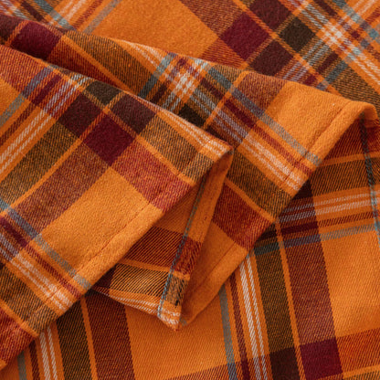 AQOTHES Plaid Fall Tablecloth Thanksgiving Rectangle 60x84 Inch Orange Red 🍁 All In One Marketplace Canada
