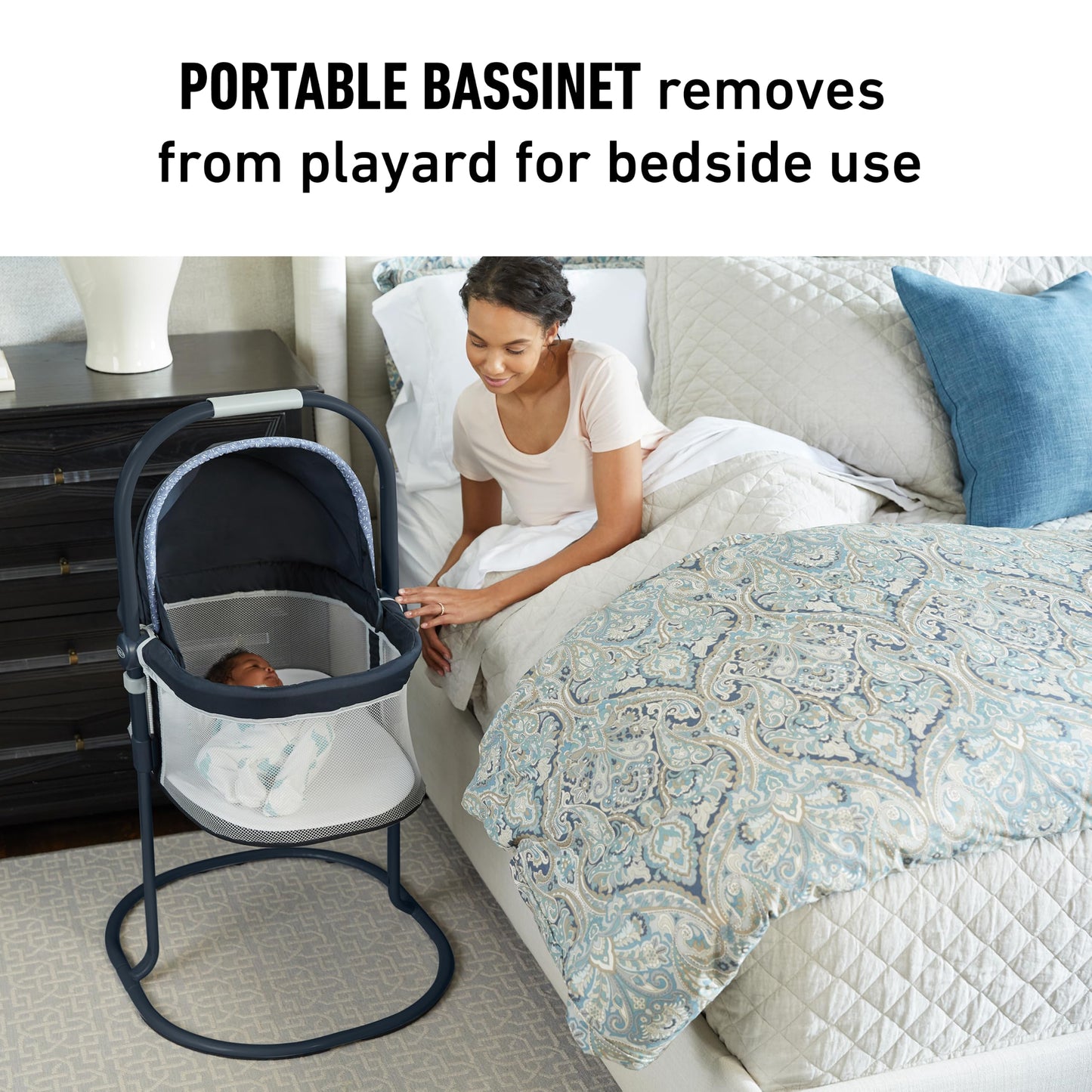 Graco Pack 'n Play Day2Dream Bassinet Playard, Rainier 🍁 All In One Marketplace Canada