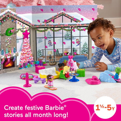 Fisher-Price Little People Barbie Advent Calendar and Toddler Playset, 24 Christmas Figures and Play Pieces 🍁 All In One Marketplace Canada