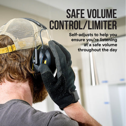3M WorkTunes Connect Wireless Hearing Protector with Bluetooth Technology, Bluetooth Hearing Protection with a 26 dB Noise Reduction Rating - Available at All In One Marketplace Canada