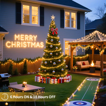Tcamp 105FT 300LED Christmas Tree Lights End to End Plug, Memory Function 🍁 All In One Marketplace Canada