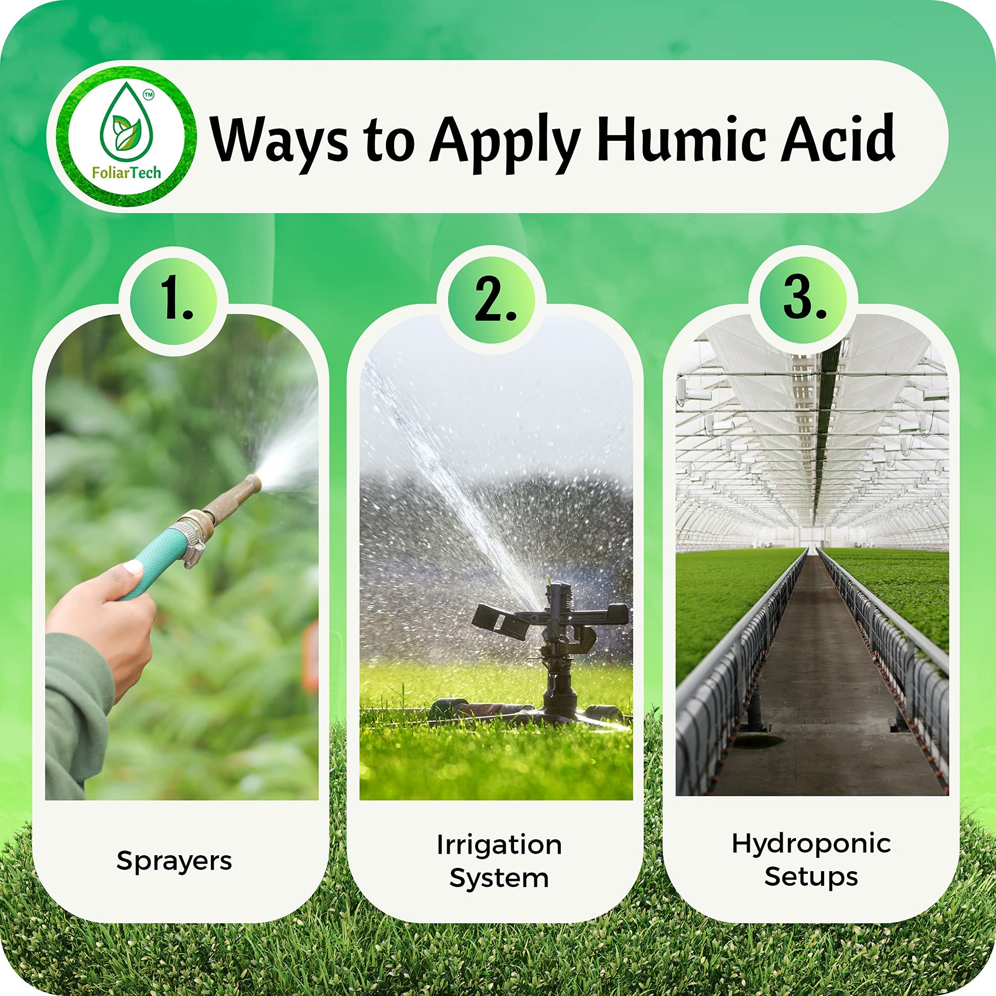 Humic Acid Organic Lawn Fertlizer - Fulvic Humic Mineral Blend for Trees, Shrubs, Ornamentals, Vegetables & Crops - Enhancer & Garden Soil Conditioner by FoliarTech, 4L - Available at All In One Marketplace Canada