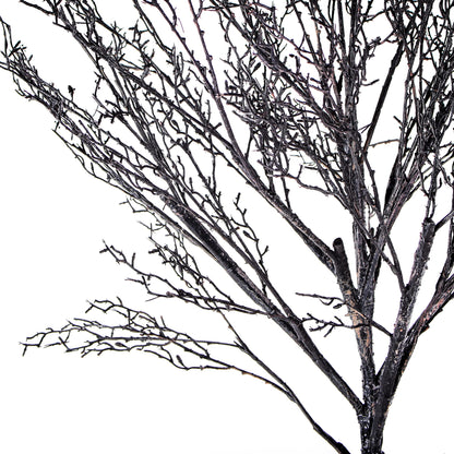 Décoration d'arbre artificiel National Tree Company, noir, sans feuilles, inclut un support, collection Halloween, 173 cm (68 pouces)