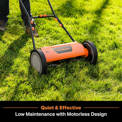 LawnMaster LMRM1602 Push Reel Lawn Mower 16-Inch 5-Blade 🍁 All In One Marketplace Canada
