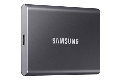SAMSUNG T7 1TB, Portable SSD, Grey, up to 1050MB/s, USB 3.2 Gen2, Gaming, Students & Professionals, External Solid State Drive (MU-PC1T0T/AM) [Canada Version] 🍁 All In One Marketplace Canada