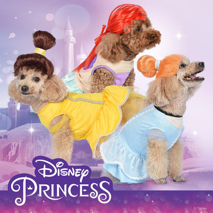Costume d'Halloween Disney Princess Belle pour animaux Disney for Pets - Très très grand | Costumes d'Halloween Disney Princess pour chiens, costume d'Halloween pour chien sous licence officielle Disney, jaune (FF22919)