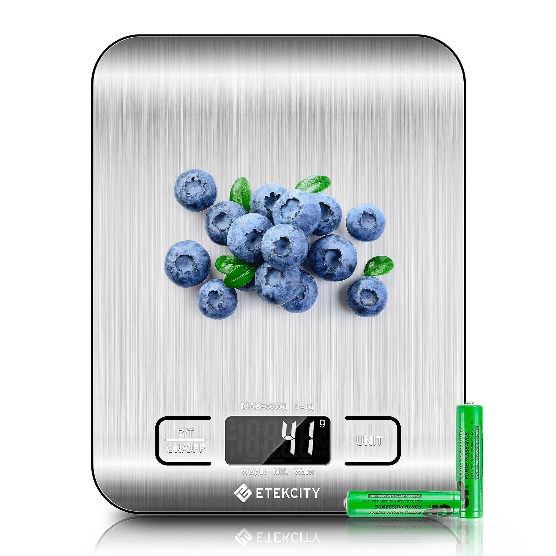 Etekcity Food Kitchen Scale, Digital Grams and Ounces for Weight Loss, Baking, Cooking, Keto and Meal Prep, Postal Parcel, Small, 304 Stainless Steel