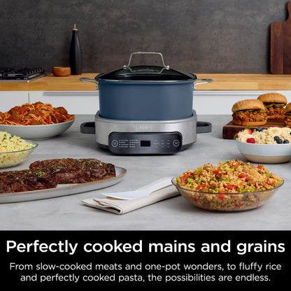 Ninja Foodi Everyday PossibleCooker Pro 6.5‑Qt Slow Cooker, Multi‑Cooker with Rice, Pasta, Oats & Sear/Sauté, Replaces 10 Appliances, MC1101C (Canadian Version)