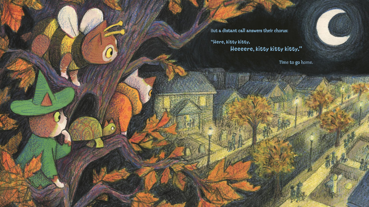 Mitaines mystérieuses : Une histoire d'Halloween des chats de Moontime