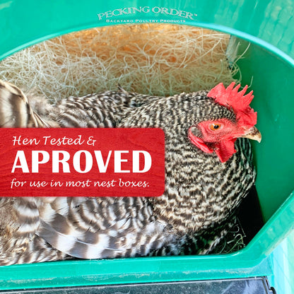 Nest Box Pads for Chicken Nesting Boxes - 13 x 13 Pads Made in USA from Sustainably Sourced Aspen Excelsior (5 Pack) 🍁 All In One Marketplace Canada Pecking Order
