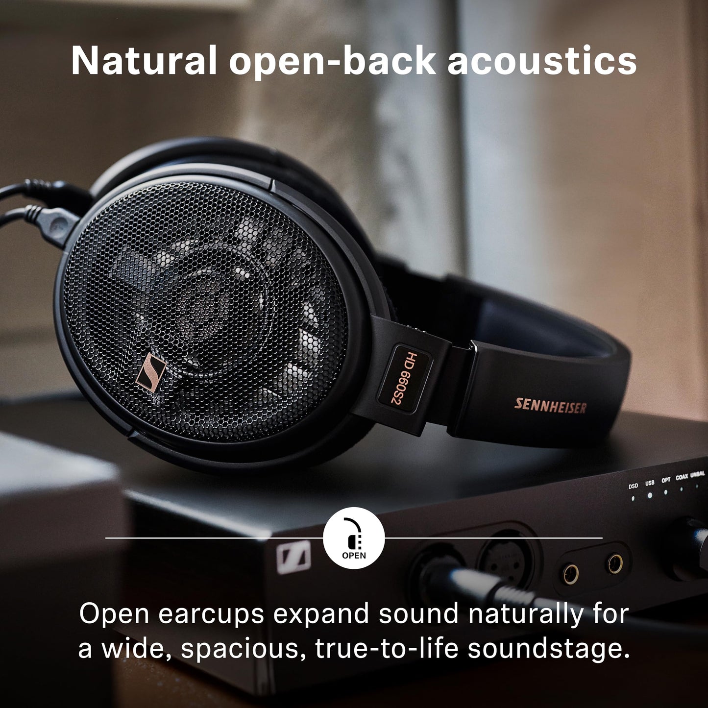 Sennheiser HD 600 S 2 Open-Back Audiophile Headphones Sennheiser