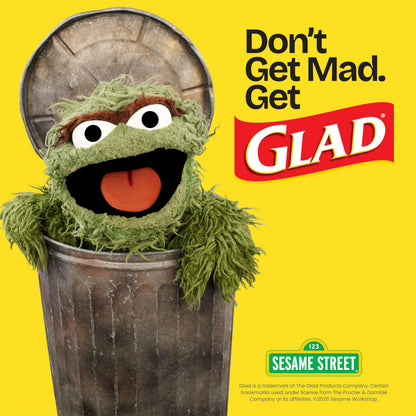 Glad Tall Kitchen Drawstring Trash Bags - OdorShield 13 Gallon Grey Trash Bag, Febreze Fresh Clean - 80 Count 🍁 All In One Marketplace Canada Glad