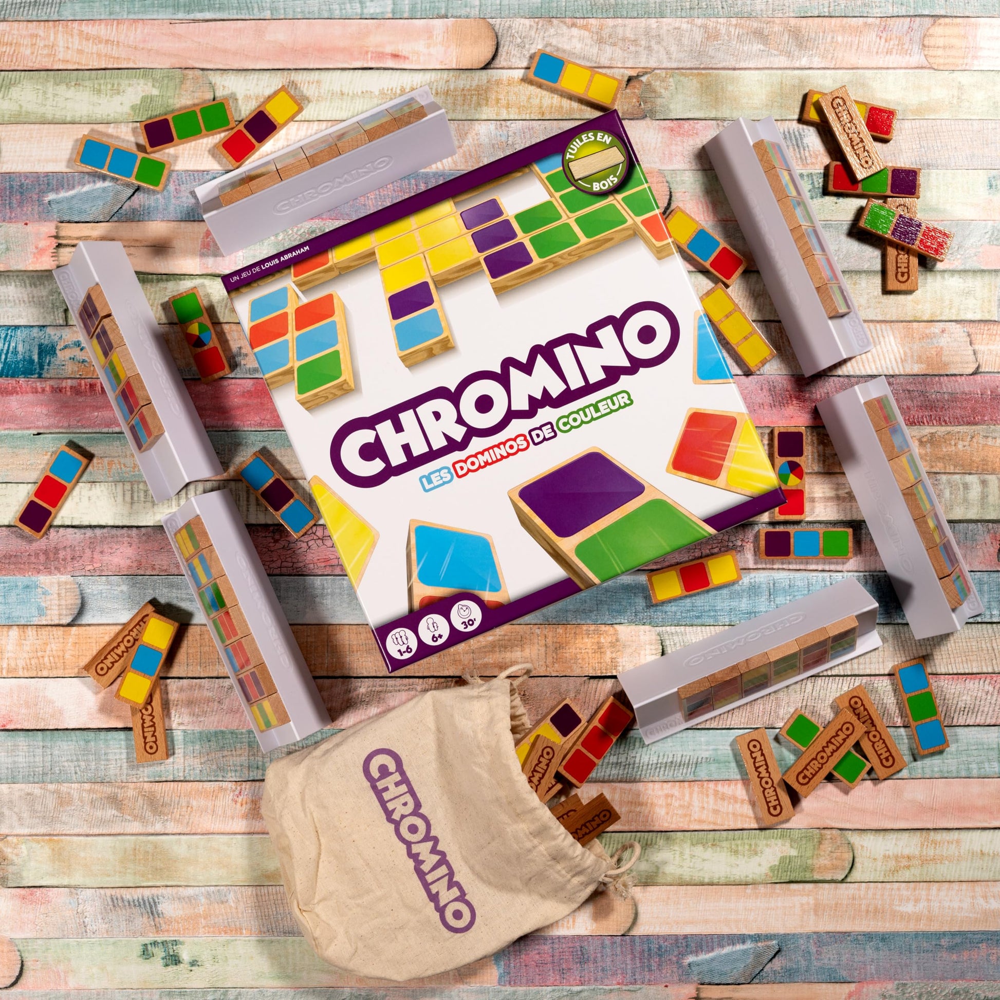 Chromino (Bilingual French/English Version) - A Game by Asmodee - Available at All In One Marketplace Canada
