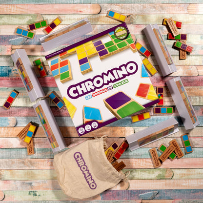 Chromino (Bilingual French/English Version) - A Game by Asmodee - Available at All In One Marketplace Canada