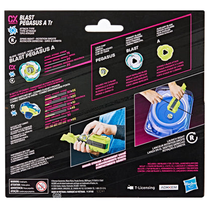 Beyblade X Blast Pegasus A Tr Clip & Rip Launcher with Takara Tomy Attack Type Top Right-Spinning Top, Battling Tops Game Toys, Ages 8+ 🍁 All In One Marketplace Canada