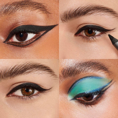 Wonderskin Eyeliner Pencil, 1440 Longwear Deep Black Eyeliner Pencil - Waterproof, Sharpenable & Smudge Proof (Liquorice) - Available at All In One Marketplace Canada