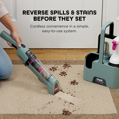 Shark StainForce Cordless Spot Cleaner, Dual-Activated Formula, OXY-Powered Stain Cleaning, Indoor/Outdoor, Carpets, Upholstery, Car Seats & Stairs, Pet Urine & Odor Remover, HX101C (Canadian Version) - Available at All In One Marketplace Canada