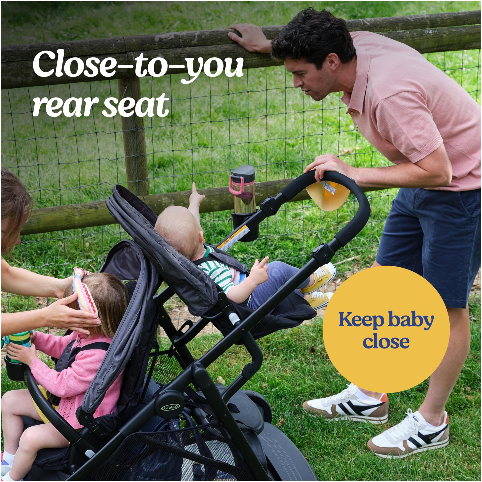 Graco Ready2Grow 2.0 Double Stroller, Rafa Graco