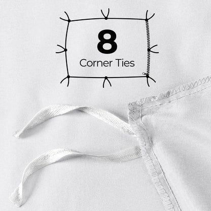 Utopia Bedding Duvet Cover Queen Size Set with Pillow Shams - Comforter Cover with Zipper Closure, 90X90 Inches & Pillow Shams 20X26 Inches (White) Comforter Not Included