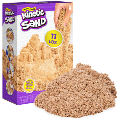 Kinetic Sand 11lb Brown Sand Amazon Exclusive, Sensory Toys, Ages 3+