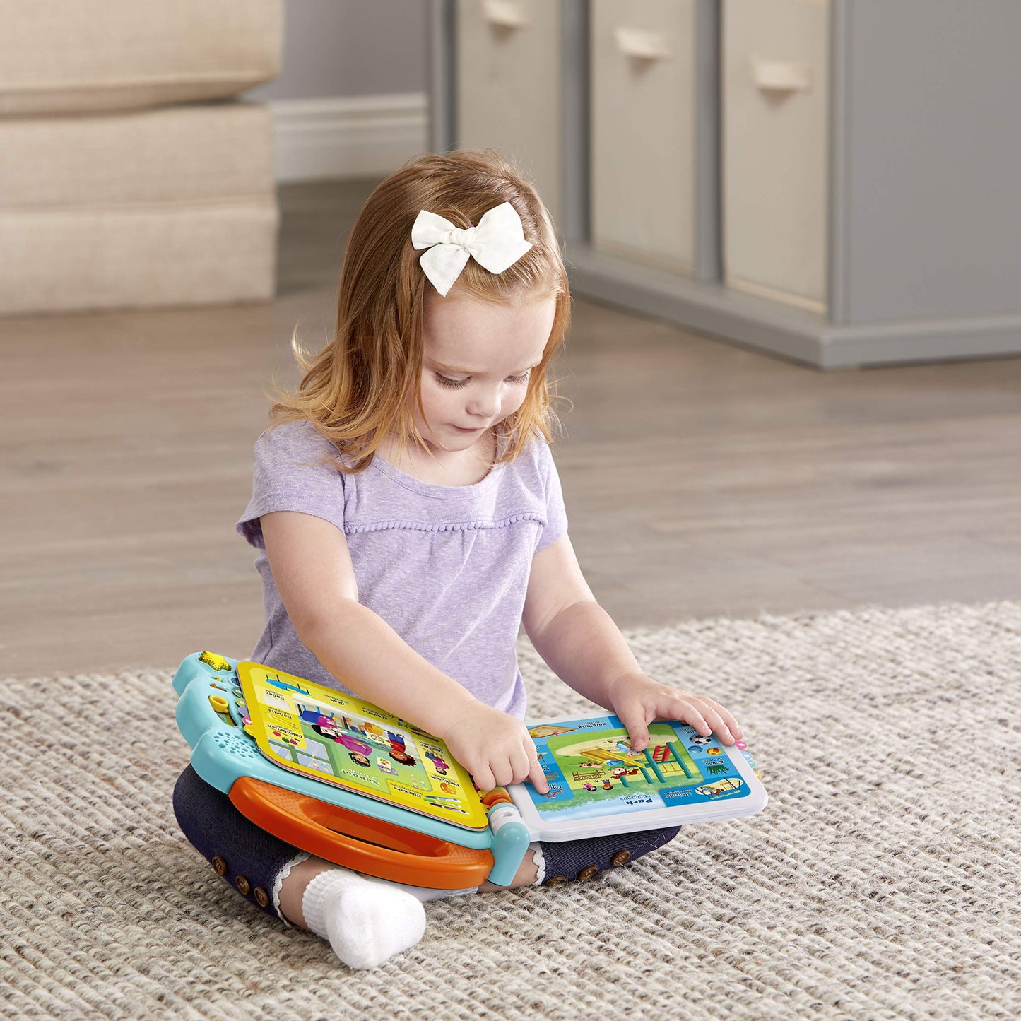 LeapFrog 100 Words About Places I Go Book (Bilingual English-French)