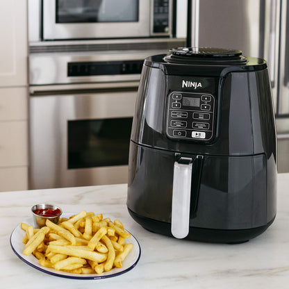 Ninja AF100C Air Fryer, 4-Qt Capacity, Non-Stick, Air Fry, Roast, Reheat, Dehydrate, Charcoal Grey (Canadian Version) - Perfect for Nutritional Cooking with Air Fryer Accessories - Available at All In One Marketplace Canada