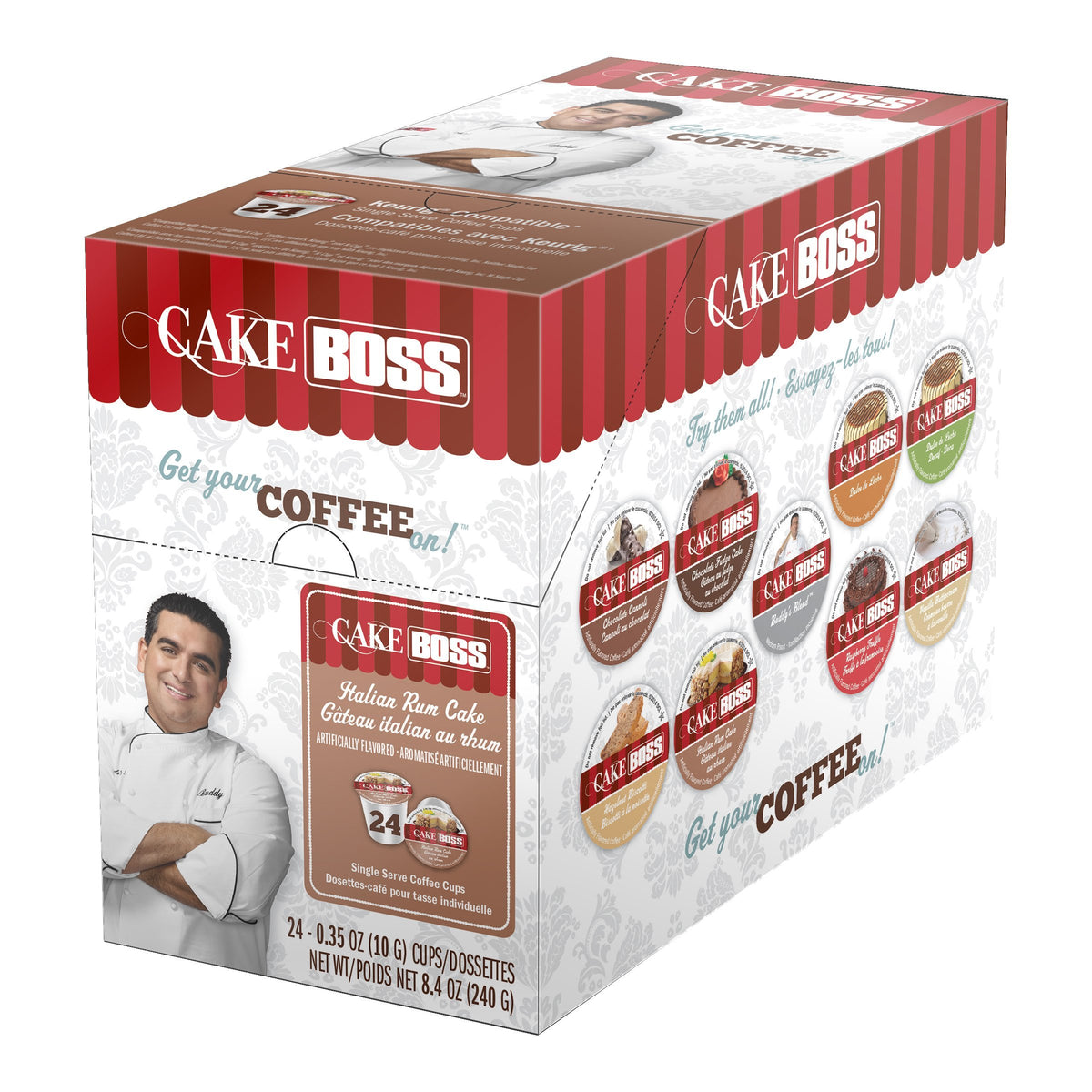 Cake Boss Dulce De Leche Coffee Capsule, Compatible with Keurig K-Cup Brewers, 24-Count 🍁 All In One Marketplace Canada