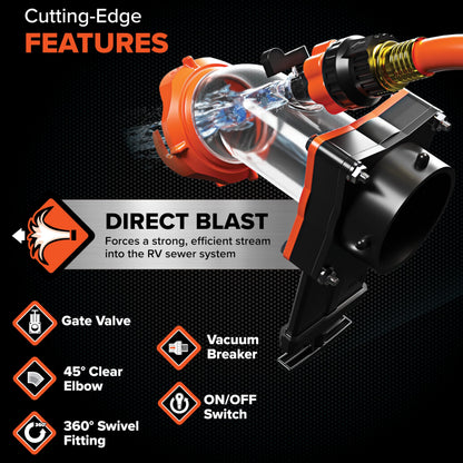 Rhino Blaster Pro, w/Gate Valve Camco