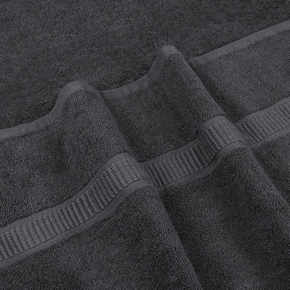 Utopia Towels Luxurious Jumbo Bath Sheet, 35 by 70 Inches, 600 GSM 100% Ring Spun Cotton, Highly Absorbent and Quick Dry Extra Large Bath Towel, Super Soft, Grey, 2 Pack
