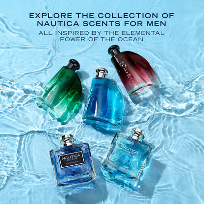 Nautica Voyage Intense Eau de Toilette for Men, Fresh, Aquatic Fougère, Masculine Fragrance,100ml