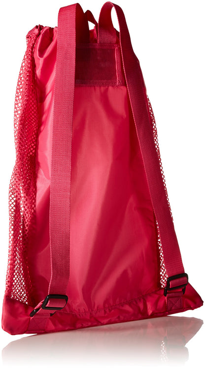 Speedo Unisex Adult Deluxe Ventilator Mesh Equipment Bag, Fuchsia Purple, One Size Speedo