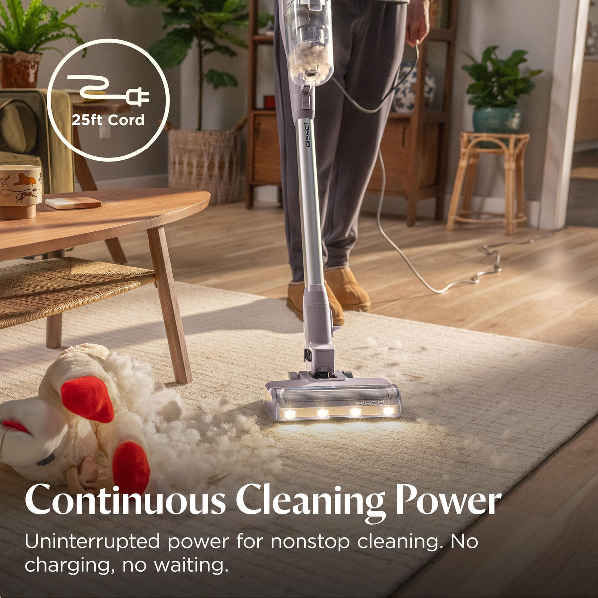 BISSELL PowerClean Corded Stick Vacuum Cleaner, 4221C