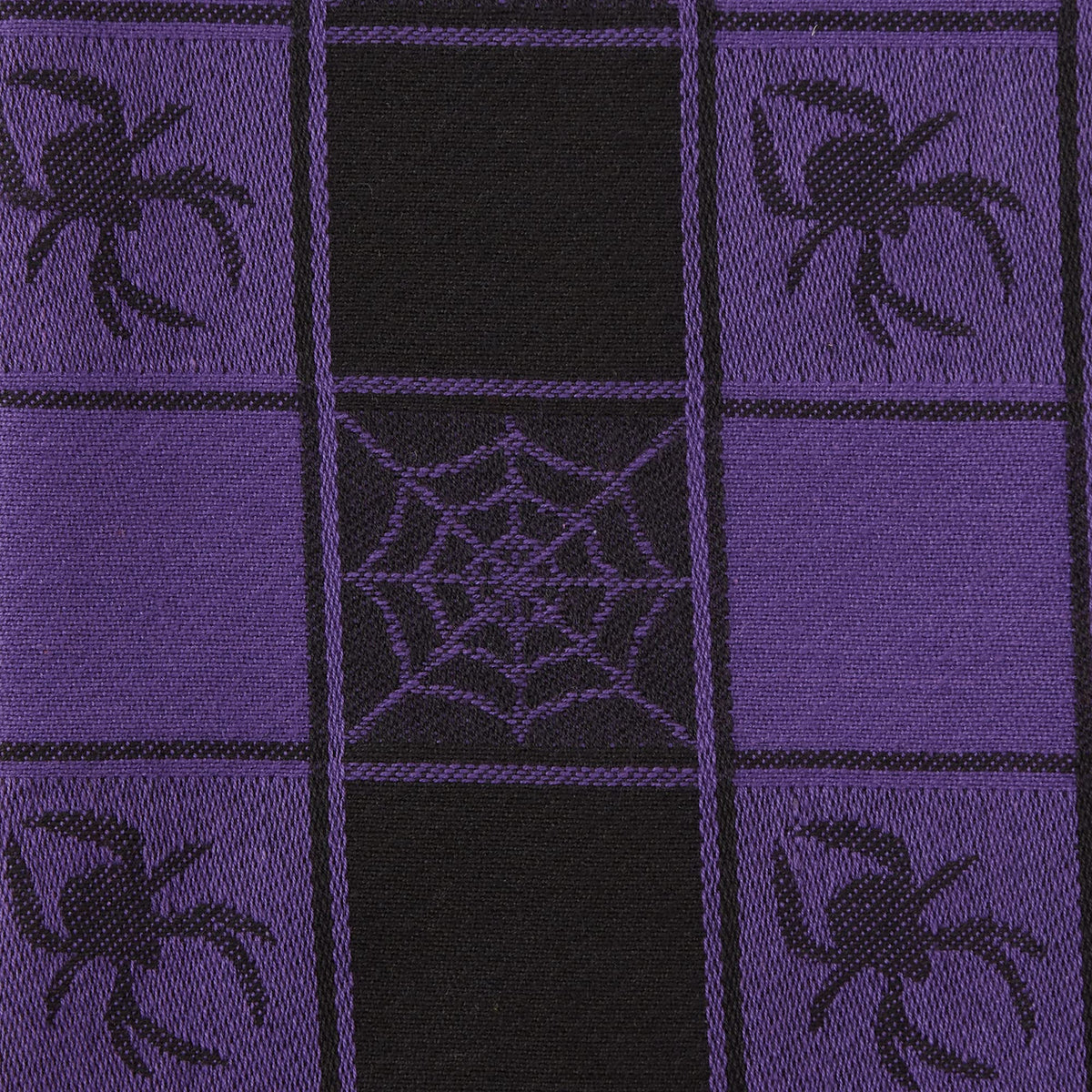 Collection de torchons DII Happy Halloween, ensemble de torchons de cuisine en coton décorés, 18x28, motif écossais hanté, lot de 3