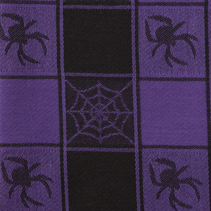 Collection de torchons DII Happy Halloween, ensemble de torchons de cuisine en coton décorés, 18x28, motif écossais hanté, lot de 3